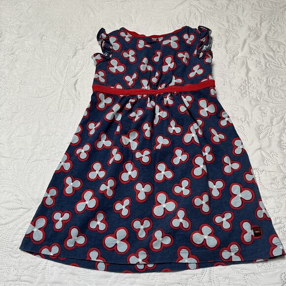 Tea Collection Baobab Wrap Neck Dress Size 3 - Picture 4 of 4
